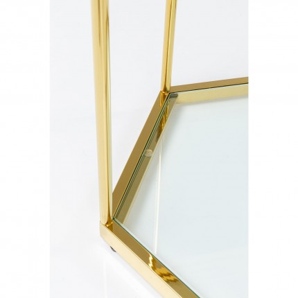 Table d'appoint Comb dorée Kare Design