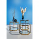 Table d'appoint Comb dorée Kare Design