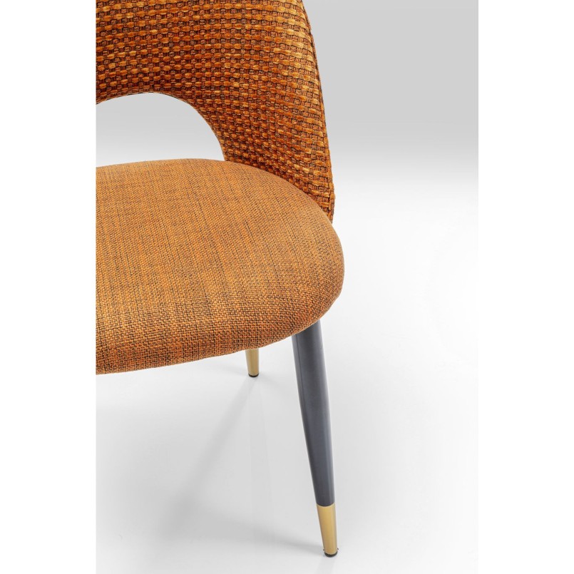 Chaise Hudson orange