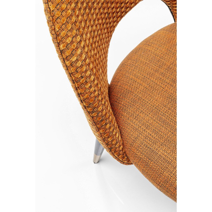Chaise Hudson orange Kare Design
