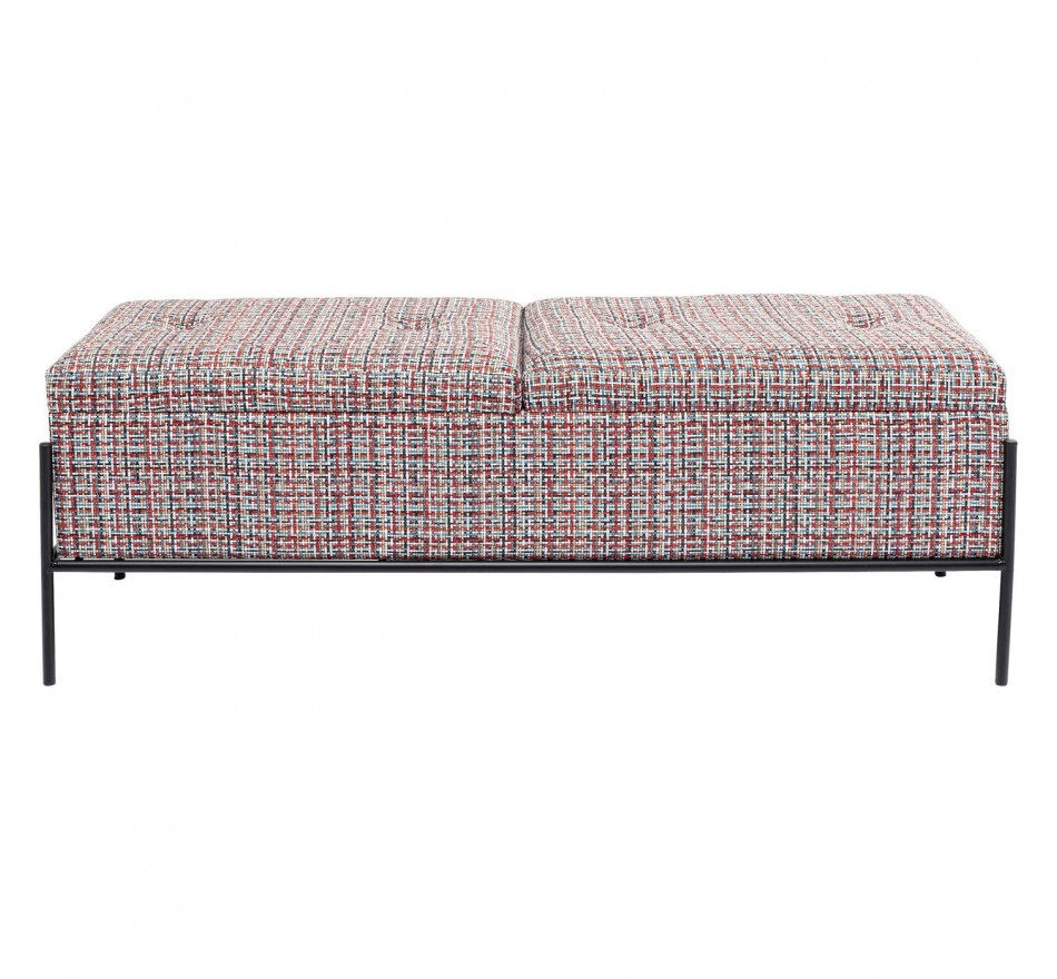Bench Iceland 120x40cm red Kare Design