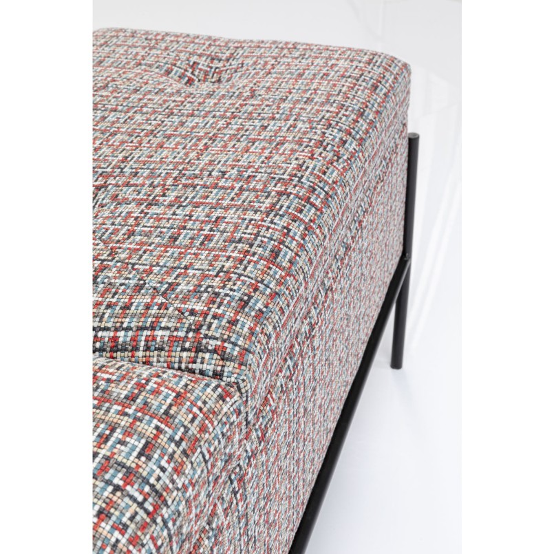 Banc-coffre Iceland rouge 120x40cm Kare Design