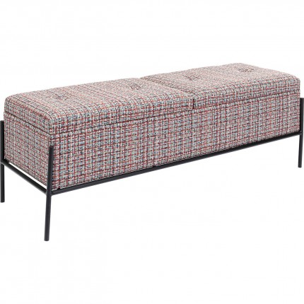 Bench Iceland 120x40cm red Kare Design