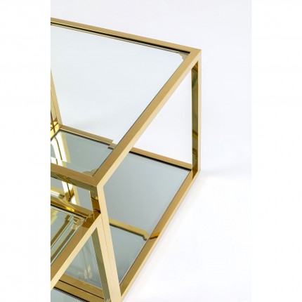 Tables basses Orion set de 4 dorées Kare Design