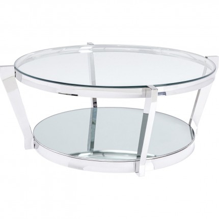Table basse Monocolo 90cm chromée Kare Design