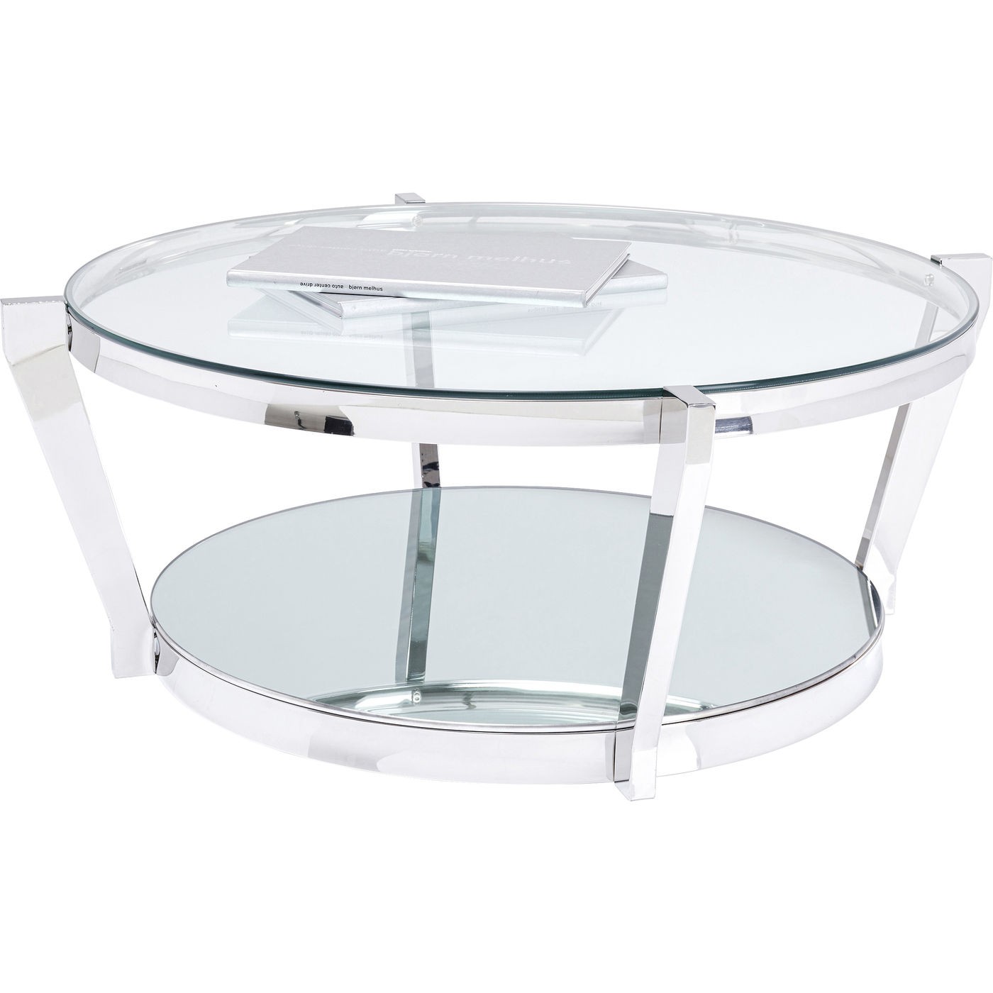 Table basse Monocolo 90cm chromée Kare Design