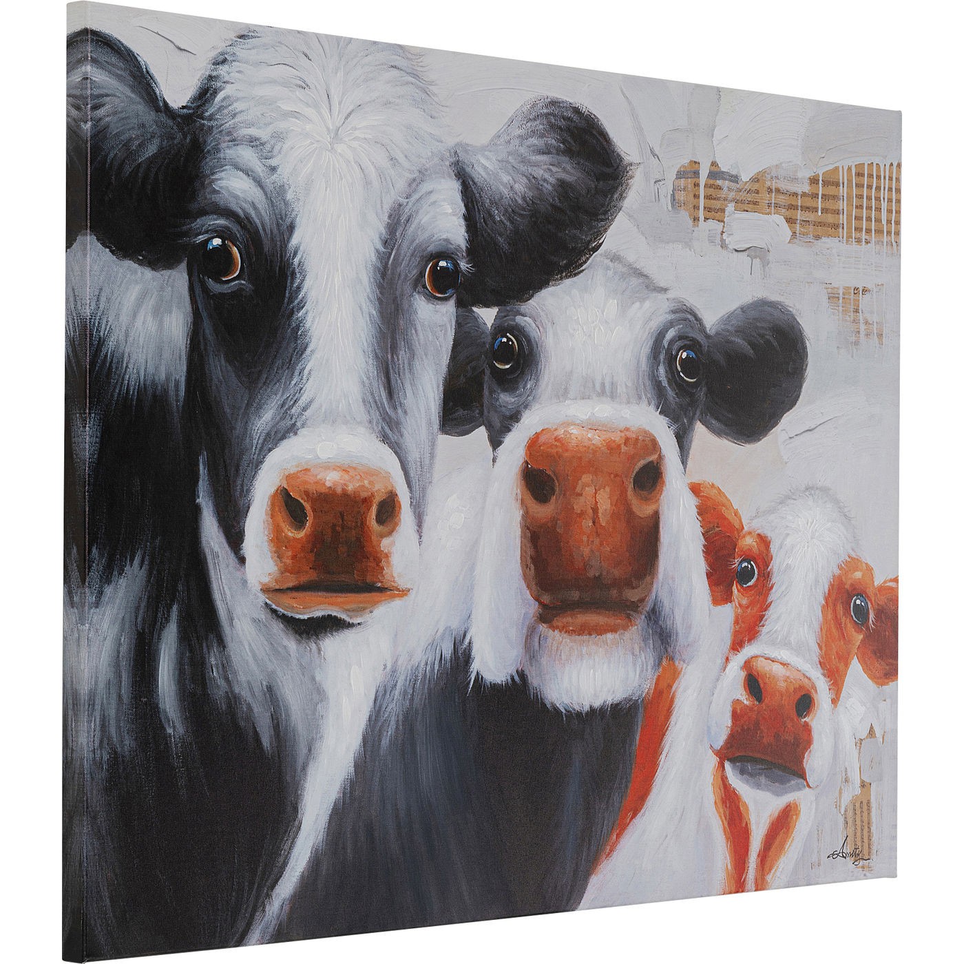 Tableau Touched vaches 120x90cm Kare Design