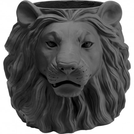 Cache-pot Lion noir Kare Design
