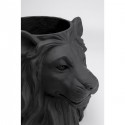 Cache-pot Lion noir Kare Design