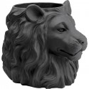 Cache-pot Lion noir Kare Design
