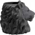Cache-pot Lion noir Kare Design