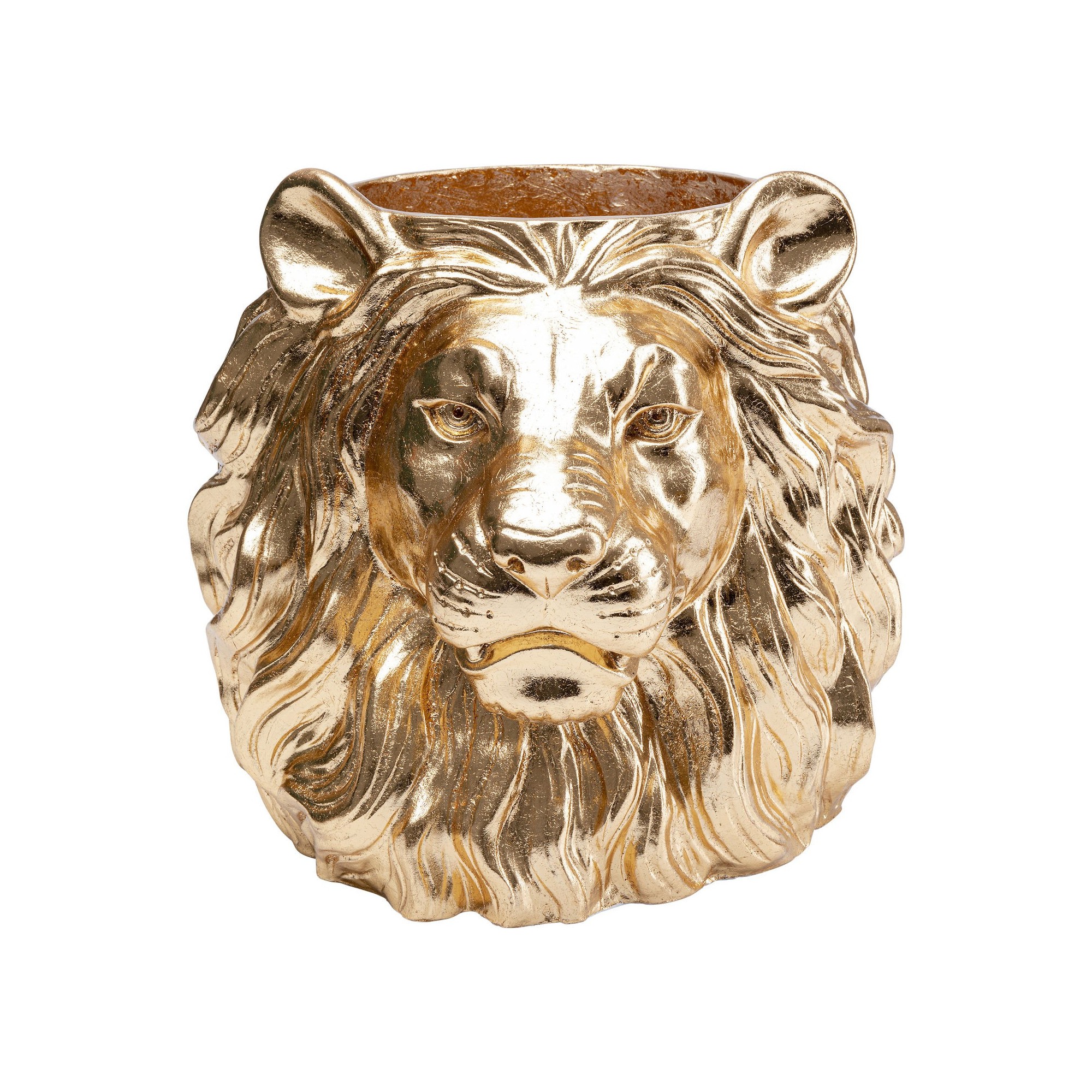 Cache-pot Lion doré Kare Design