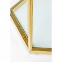 Table basse Comb 45cm dorée Kare Design