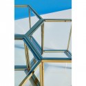 Table basse Comb 45cm dorée Kare Design