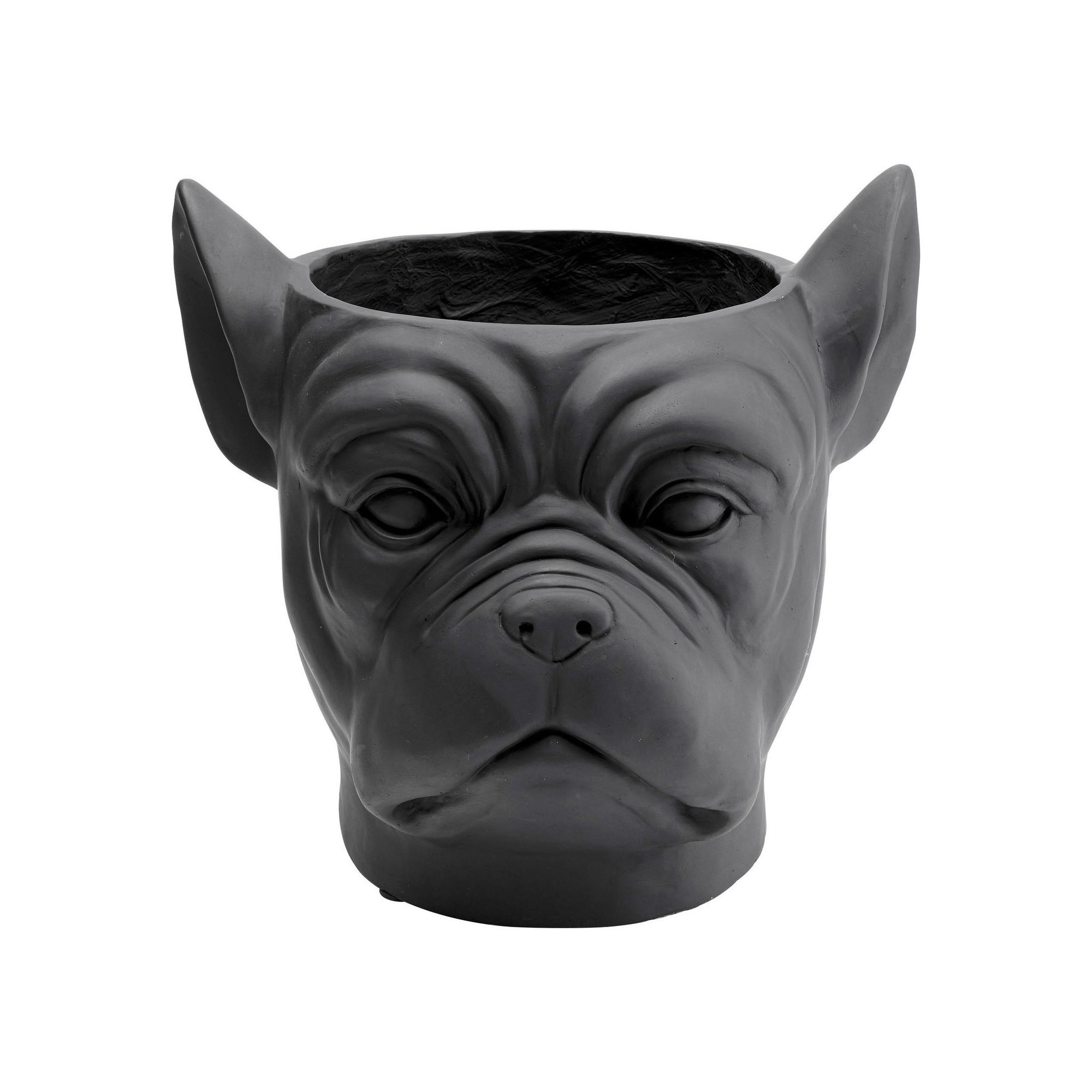 Cache-pot Bulldog noir Kare Design