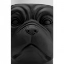 Cache-pot Bulldog noir Kare Design