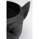 Cache-pot Bulldog noir Kare Design