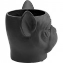 Cache-pot Bulldog noir Kare Design