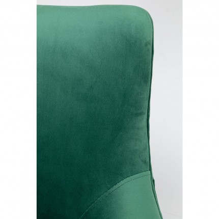 Fauteuil Goldfinger velours vert Kare Design