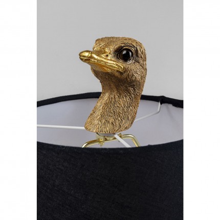 Lampe autruche dorée Kare Design