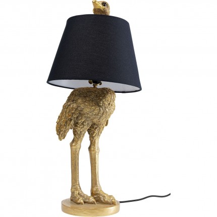 Lampe autruche dorée Kare Design