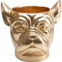 Cache-pot Bulldog doré Kare Design