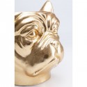 Cache-pot Bulldog doré Kare Design