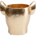 Cache-pot Bulldog doré Kare Design