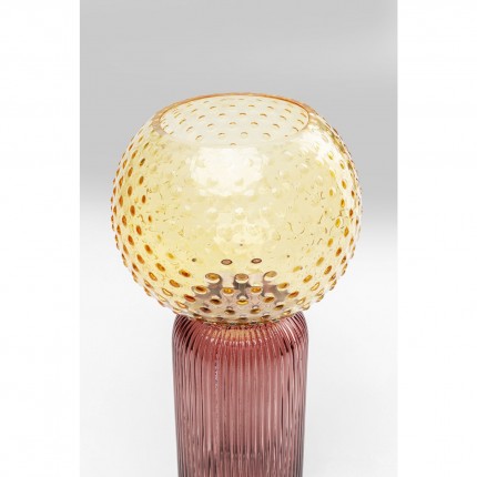 Vase Marvelous Duo jaune rose 31cm Kare Design