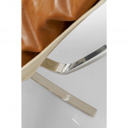 Fauteuil et repose-pieds Washington marron Kare Design