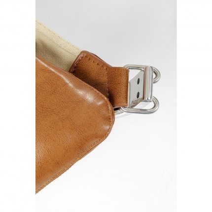 Fauteuil et repose-pieds Washington marron Kare Design