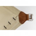 Fauteuil et repose-pieds Washington marron Kare Design