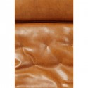 Fauteuil et repose-pieds Washington marron Kare Design