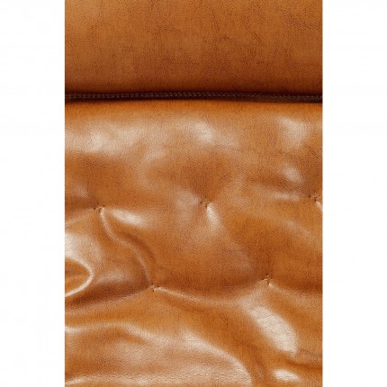 Fauteuil et repose-pieds Washington marron Kare Design