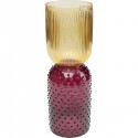 Vase Marvelous Duo jaune violet 38cm Kare Design