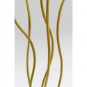 Lampadaire Flexible 5 bras 163cm velours et doré Kare Design