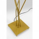 Lampadaire Flexible 5 bras 163cm velours et doré Kare Design