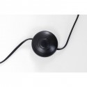 Lampadaire Flexible 5 bras velours et noir Kare Design