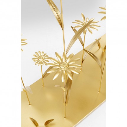 Console Flower Meadow dorée 100cm Kare Design