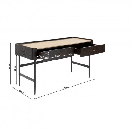 Bureau Milano 140x58cm Kare Design