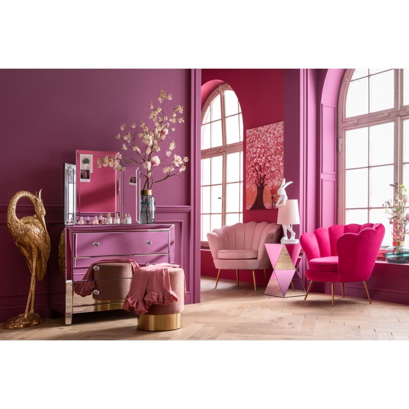 Fauteuil Water Lily fuchsia Kare Design