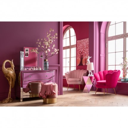 Fauteuil Water Lily rose Kare Design