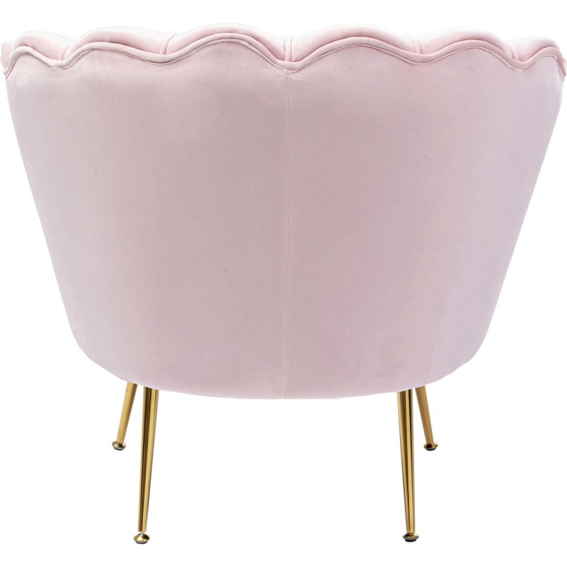 Fauteuil Water Lily rose Kare Design