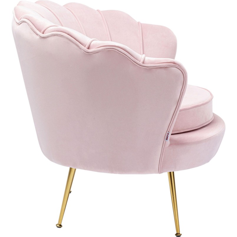 Fauteuil Water Lily rose Kare Design