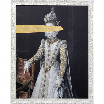 Peinture à l'huile Frame Reine Incognito 80x100cm Kare Design