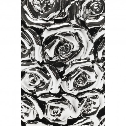 Vase Roses chrome 36cm Kare Design