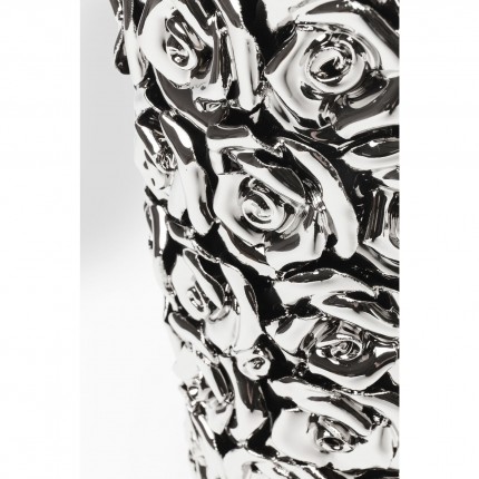 Vase Roses chrome 36cm Kare Design