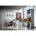 Suspension Dining Concrete trois noire Kare Design