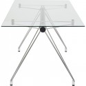 Bureau en verre Officia 160x80 cm Kare Design