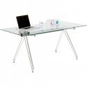 Bureau en verre Officia 160x80 cm Kare Design
